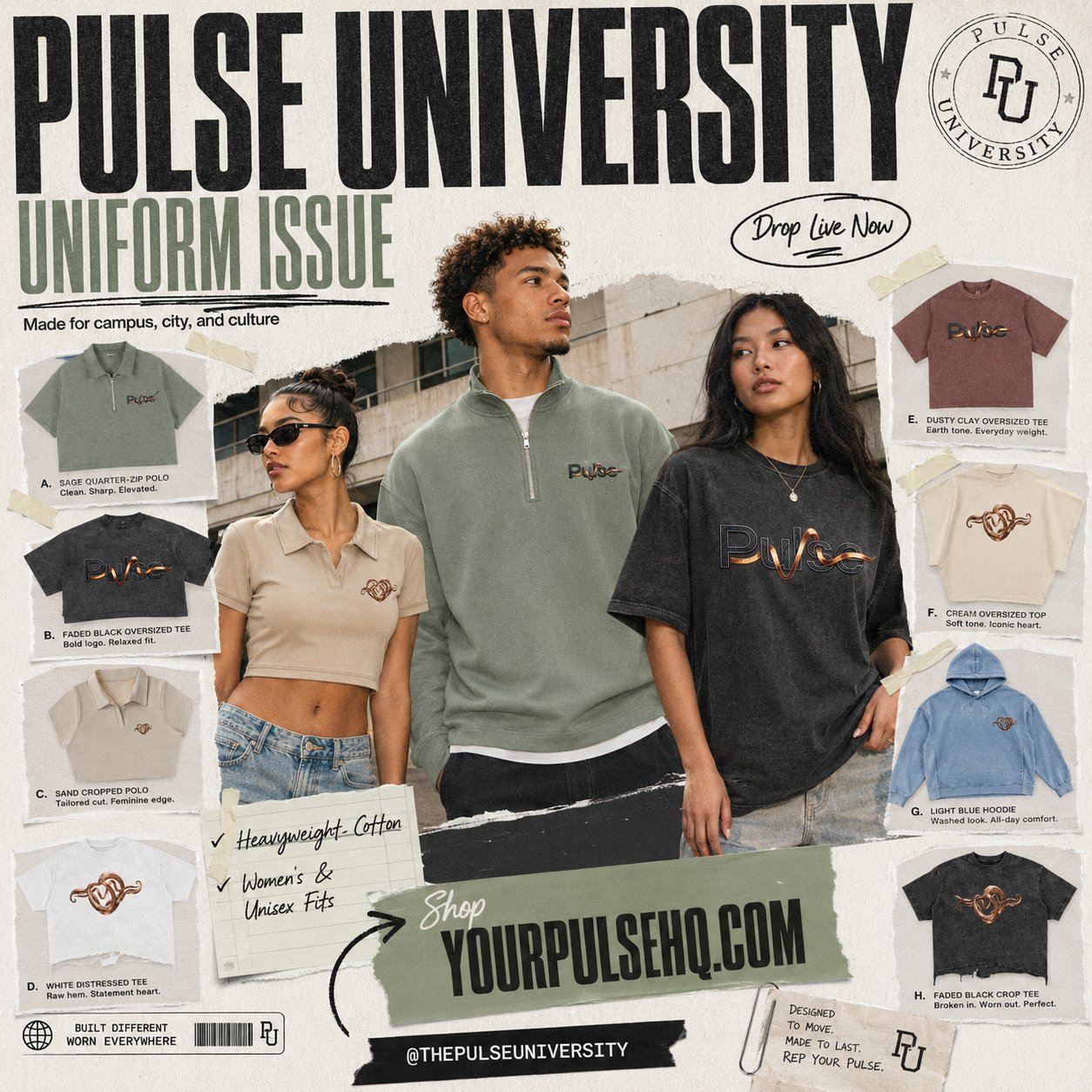 PULSE Uniform Issue campaign